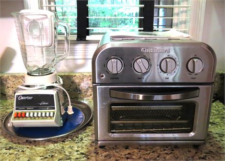 Cuisinart Toaster Oven, Osterizer Blender