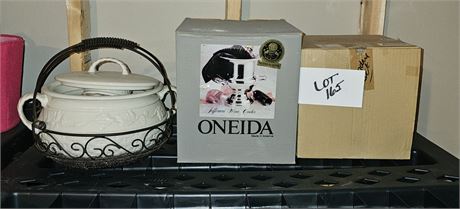 Fondu Set, Soup Tureen, & Wine Cooler