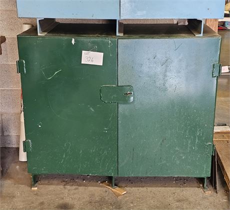 Heavy Metal Green Storage Cabinet