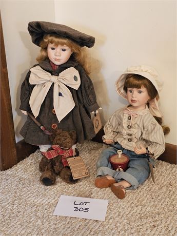 Boyd Dolls&Bears:'99 Anne Limited 888/12,000 & 2000 Lucinda Limited 163/12,000