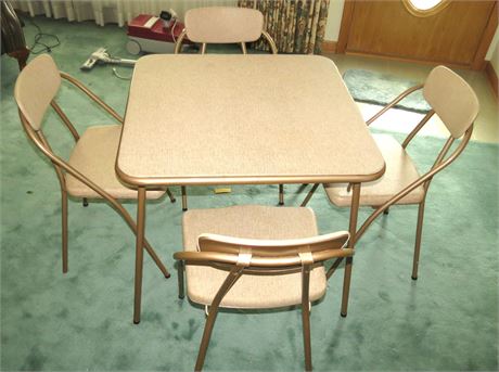 Card Table & 4 Chairs