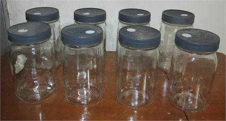 8 Ball Jars With Screw Top Lids