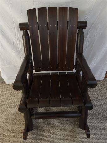 Log Rocker Chair (darker tone)