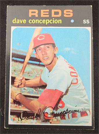 Dave Concepcion 1971 Baseball Card