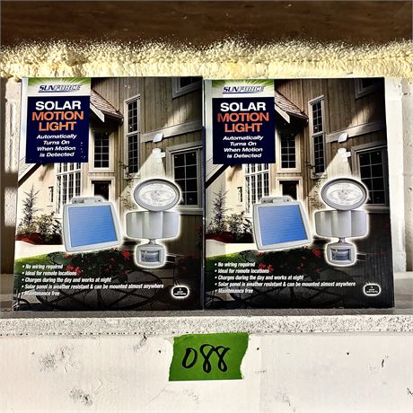 Sunforce Solar Powered Motion Activated Lights