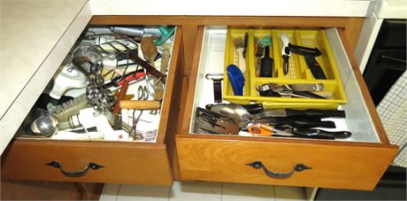 Kitchen Drawers Cleanout: Utensils