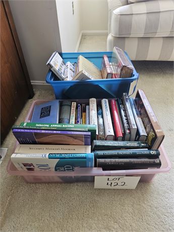 Mixed Book Lot : Cookbooks / Autobiographies / Medical & More