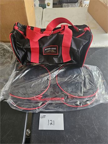 Benson & Hedges Black & Red Travel Totes
