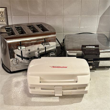 Small Kitchen Appliances Bundle - Krups 4 Slice Toaster and More