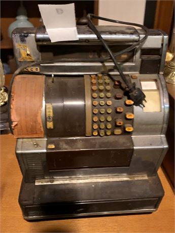 1950s NCR Class 51 Electric & Manual Hand Crank Cash Register