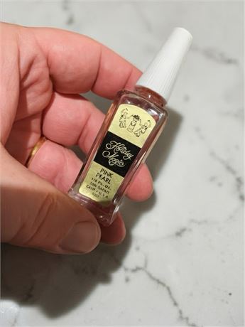 Vintage Holiday Magic Nail Polish Bottles - Forget Me Not, Pink Pearl Colors