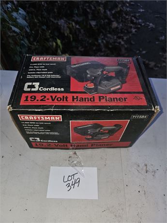 Craftsman 19.2 Volt Hand Planer