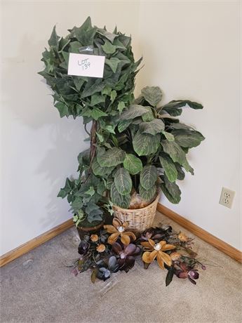 Mixed Faux Greeney Plants & Decor- Size & Style Vary