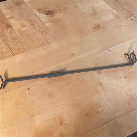 Antique Will Burt Orville, Ohio Metal Coal Stoker/Clinker Grabber Tool