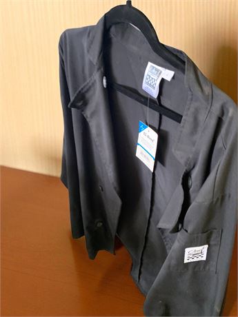 Black Chef Revival Washable Chef Jacket Size L