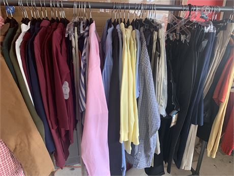 Rolling Rack of Women's Clothing (Rack Not Included)
