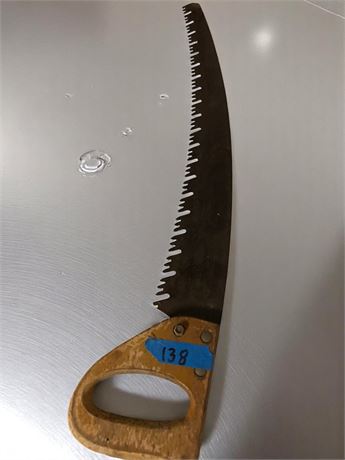 Vintage Wood Handled Pruning Saw