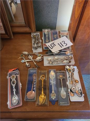 Souvenir Spoon Collection : Cities/States & More - Pewter / Silverplate & More