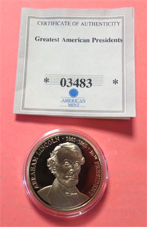 Abraham Lincoln Proof Coin