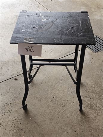 Vintage Metal Industrial Table