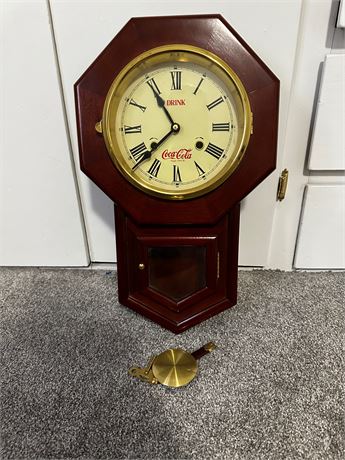 Coca Cola Baby Grandfather Clock