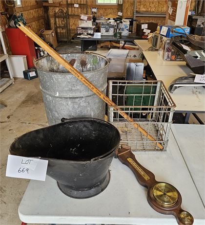 Galvanized Bucket, Coal Bucket & More