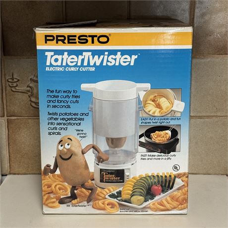 NEW Presto TaterTwister Electric Curly Cutter