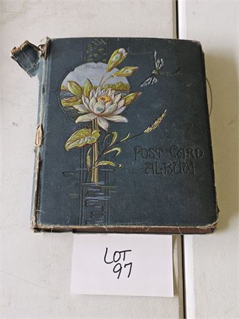 Antique Postcard Album- Valentines, Birthday's Etc