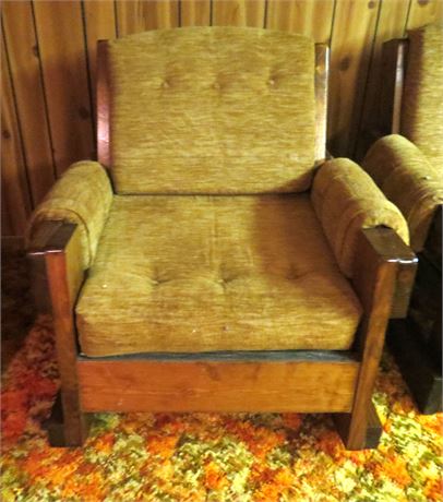 Vintage Wooden Frame Rocker