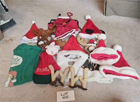 Mixed Christmas Stockings and Hats