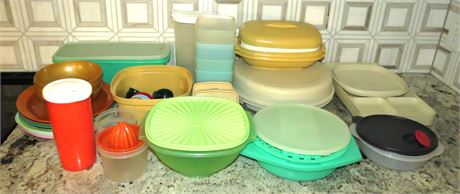 Large Lot of Assorted Tupperware