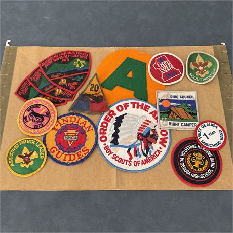 Collection of Vintage Badges - Boy Scouts and More