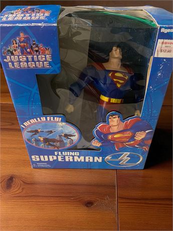 2003 DC Comics Justice League Flying Superman Action Figure by Fusion Toys