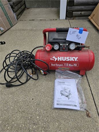 Husky 2Gal Dual-Output Air Compressor