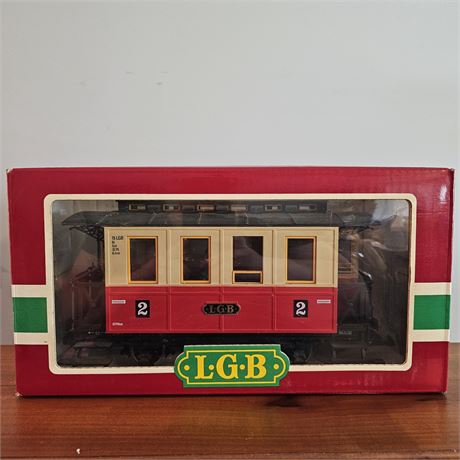 LGB 3011- G Scale~ Second Class Passenger Car w/ Lighting