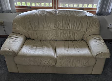 Tan Leather Couch