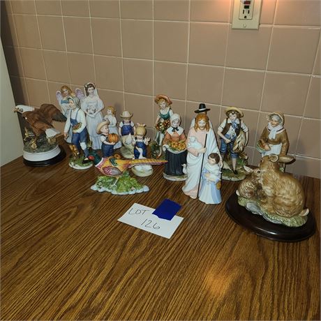 Large Lot of Homco/Home Interiors Mixed Figurine Lot