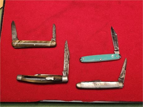 Mixed Pocket Knife Lot - McIntosh / Mother of Pearl / USA & More
