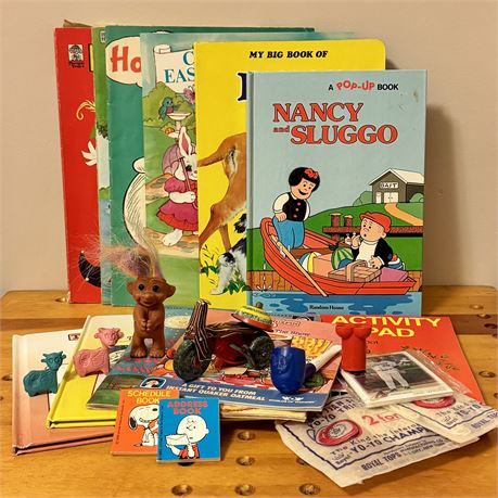 Mixed Lot w/ Vintage Children's Books and More