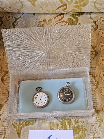 West Clock Pocket Watch & Hamilton Gold Filled Pocket Watch