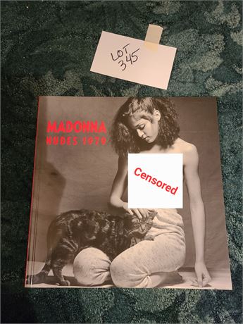 Madonna Nudes 1979 Book Soft Cover