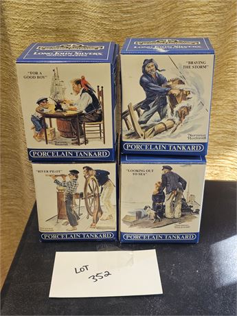 Normal Rockwell "Long John Silvers" Collector Tankards