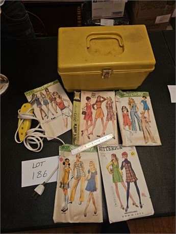 Vintage Dress Patterns & Eldon Electric Snips