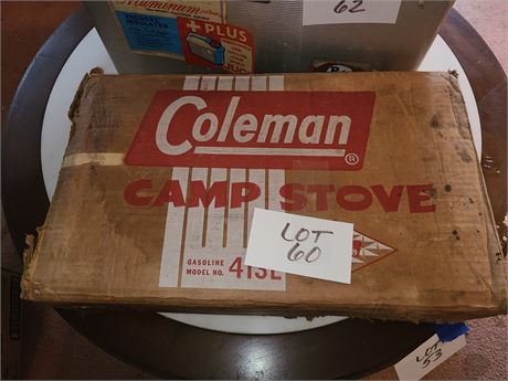 Coleman Camp Stove Gasoline Model 413-E