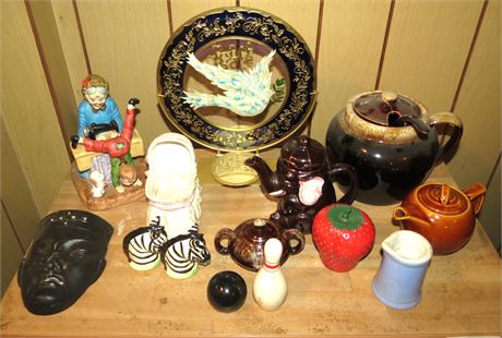 Pitchers, Salt & Pepper Shakers, Figurines, Etc