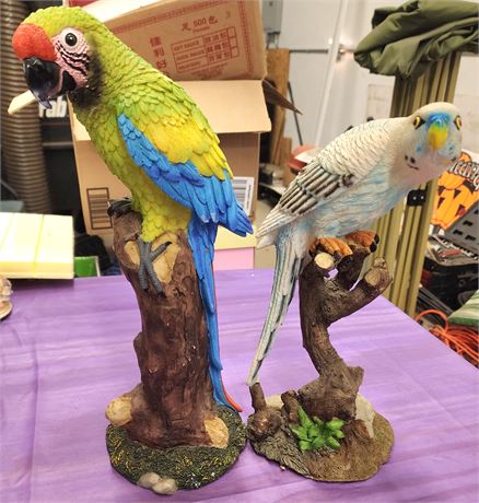 Macaw Parrot Figurines