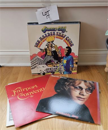 Mixed Album Lot: Jimmy Cliff, Dean Friedman, Fairpoint Convention, Warren Zevo