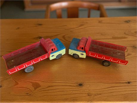 Wyandotte Motor Freight Lines Goodyear Toy Dump Truck Lot of 2