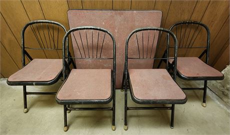 Card Table W/4 Chairs