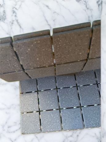 Unglazed Porcelain Gray Utility Room Tile Lot - 12" x 24"